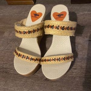 NWOT RocketDog platform wedges
